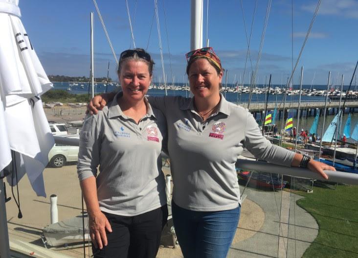Jackie Parry and Lisa Blair are racing double-handed from Melbourne to Hobart photo copyright ORCV Media taken at Ocean Racing Club of Victoria and featuring the IRC class