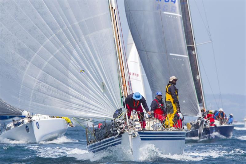 Tevake II has won the Rudder Cup, as the overall winner of the ORCV Melbourne to Devonport Yacht Race photo copyright Bruno Cocozza / ORCV taken at Ocean Racing Club of Victoria and featuring the IRC class