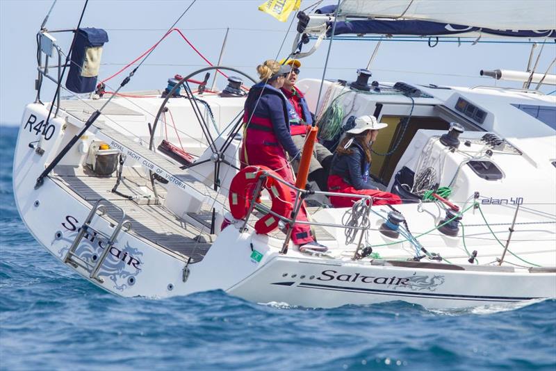 Saltair in the Melbourne to Hobart Race photo copyright Steb Fisher / ORCV taken at Ocean Racing Club of Victoria and featuring the IRC class