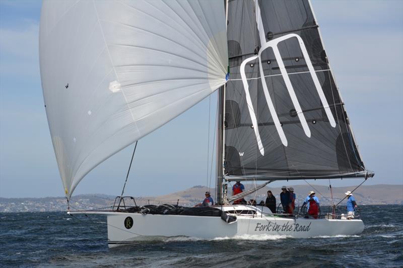 Fork in the Road - 2019 Launceston to Hobart Race photo copyright Colleen Darcey taken at Derwent Sailing Squadron and featuring the IRC class