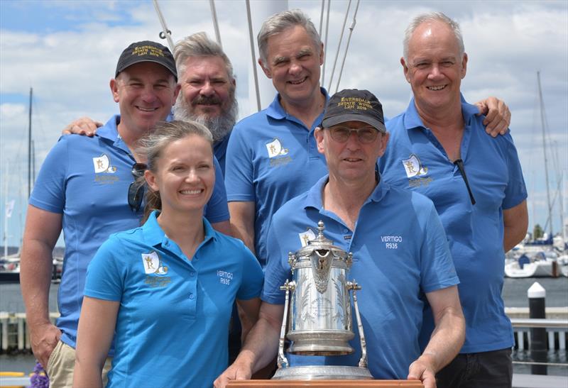 Vertigo - IRC Overall Winner - Launceston to Hobart Yacht Race 2019 photo copyright Colleen Darcey taken at Derwent Sailing Squadron and featuring the IRC class