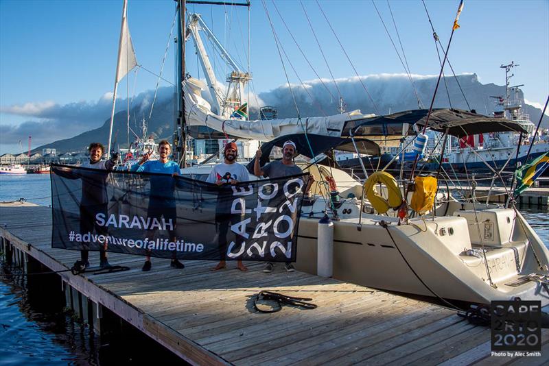 Saravah's new Cape2Rio 2020 Battle Flag photo copyright Alec Smith taken at  and featuring the IRC class