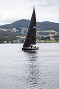 Yachts racing on Port Cygnet in the iconic regatta © Jessica Coughlan