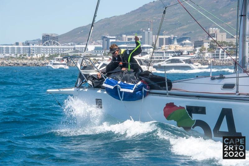 Cape2Rio2020 Ocean Race - First start photo copyright Alec Smith taken at Royal Cape Yacht Club and featuring the IRC class