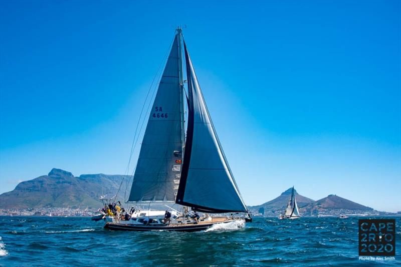 Cape2Rio2020 Ocean Race - First start photo copyright Alec Smith taken at Royal Cape Yacht Club and featuring the IRC class