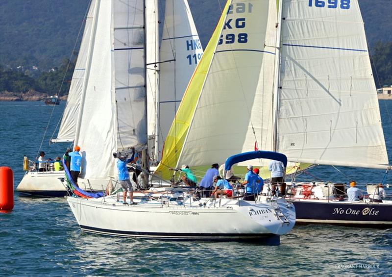 Neck and neck, Ichiban and No One Else - Monsoon Winter Series 2019, Race 4 photo copyright Hebe Jebes taken at Hebe Haven Yacht Club and featuring the IRC class