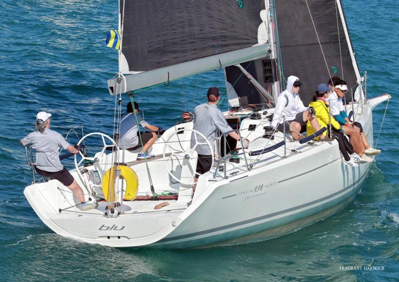Blu, 1st in IRC - Monsoon Winter Series 2019, Race 6 photo copyright Hebe Jebes taken at Hebe Haven Yacht Club and featuring the IRC class