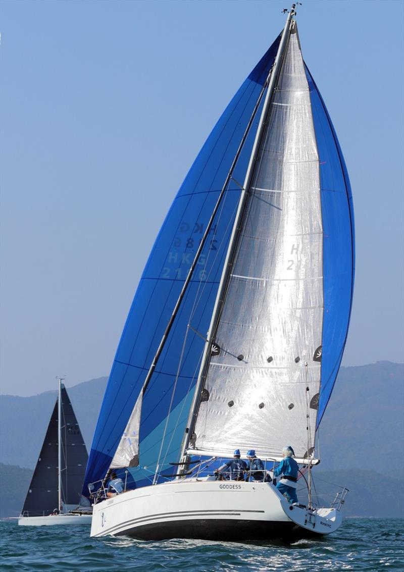 Winner in IRC, Goddess - Monsoon Winter Series 2019, Race 7 photo copyright Hebe Jebes taken at Hebe Haven Yacht Club and featuring the IRC class