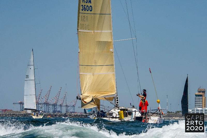 Cape2Rio2020 Ocean Race second start photo copyright Alec Smith taken at Royal Cape Yacht Club and featuring the IRC class