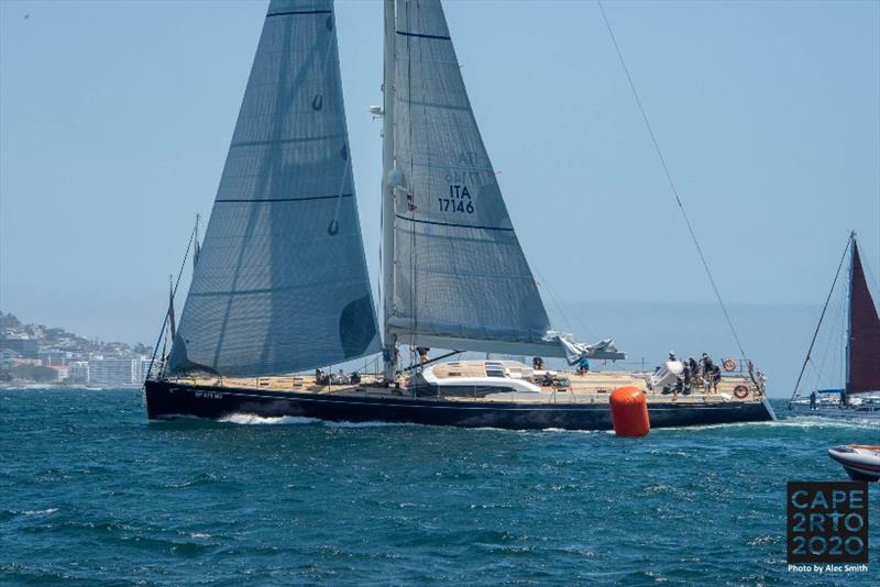 Cape2Rio2020 Ocean Race second start photo copyright Alec Smith taken at Royal Cape Yacht Club and featuring the IRC class