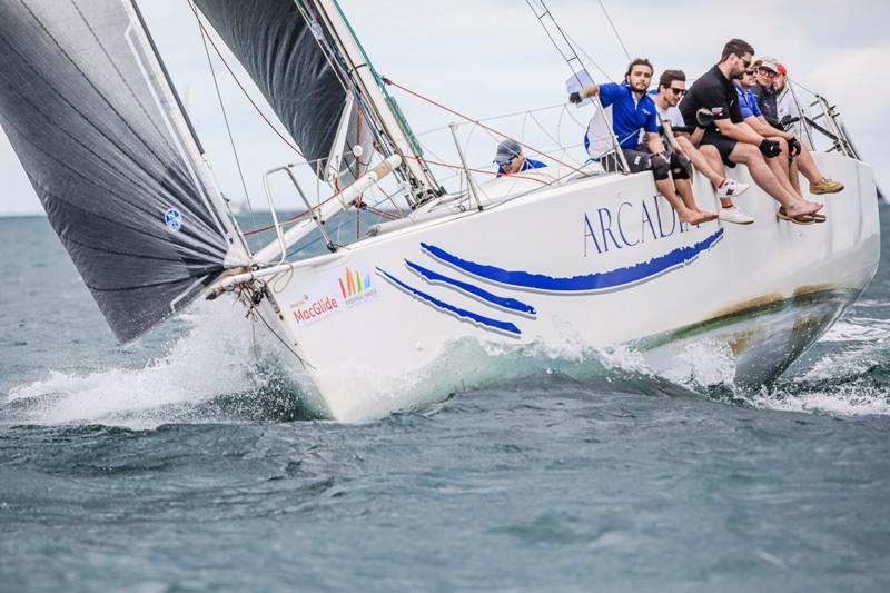 Arcadia 2nd overall Cruising AMS div 1 after day 2 photo copyright Salty Dingo taken at Royal Geelong Yacht Club and featuring the IRC class