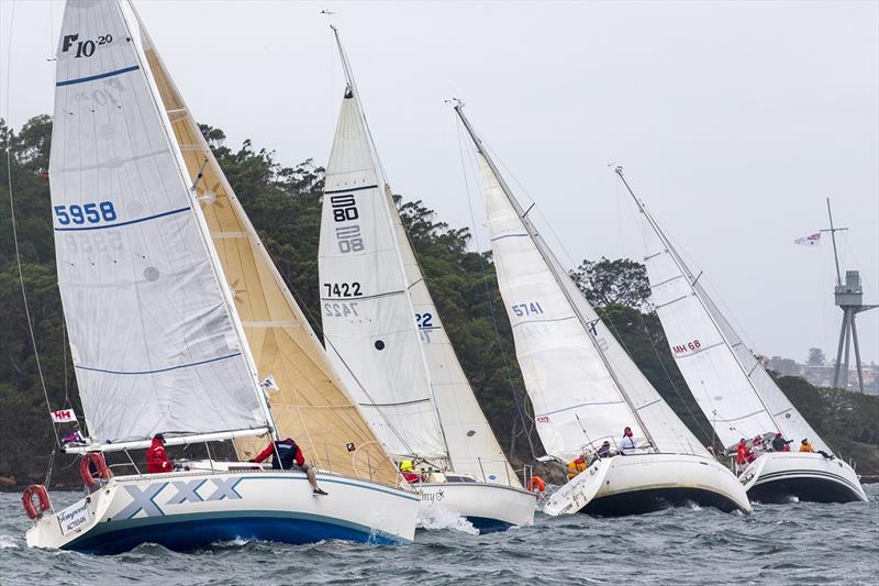 Sydney Harbour Regatta 2018 upwind beat  photo copyright Andrea Francolini taken at Middle Harbour Yacht Club and featuring the IRC class
