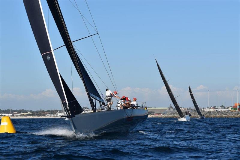 Indian leads at Day Buoy - 2020 Bunbury and Return Ocean Race - photo © Susan Ghent