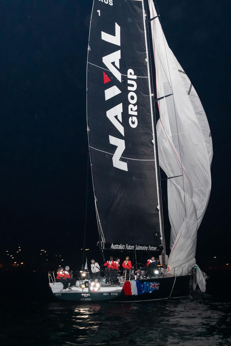 Naval Group sailing towards the finish line in Port Lincoln - 2020 Teakle Classic Adelaide to Port Lincoln Yacht Race photo copyright Take 2 Photography taken at Port Lincoln Yacht Club and featuring the IRC class