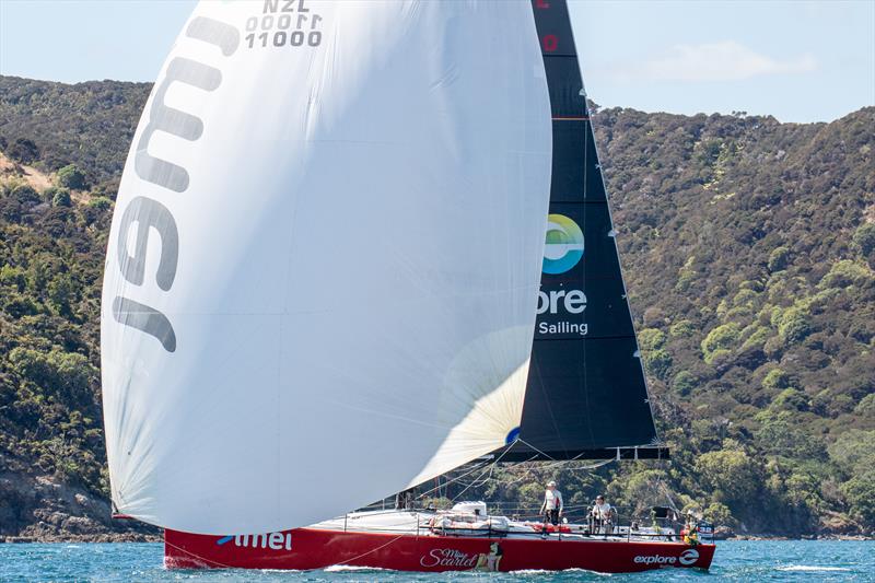 Miss Scarlet - Start Leg 2 - Evolution Sails - Round North Island Race 2020 - Mongonui, Northland NZ - February 2020 photo copyright Deb Williams taken at Royal Port Nicholson Yacht Club and featuring the IRC class