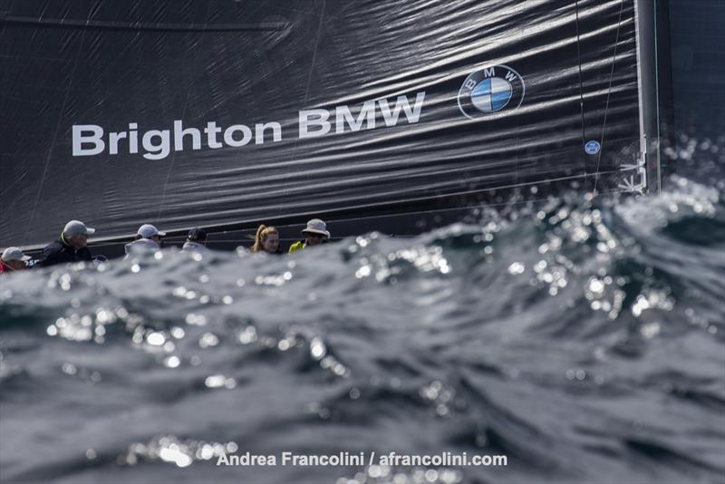 Love a good branding shot - even if the dealership in question is some 900km away - this is Celestial photo copyright Andrea Francolini taken at Middle Harbour Yacht Club and featuring the IRC class