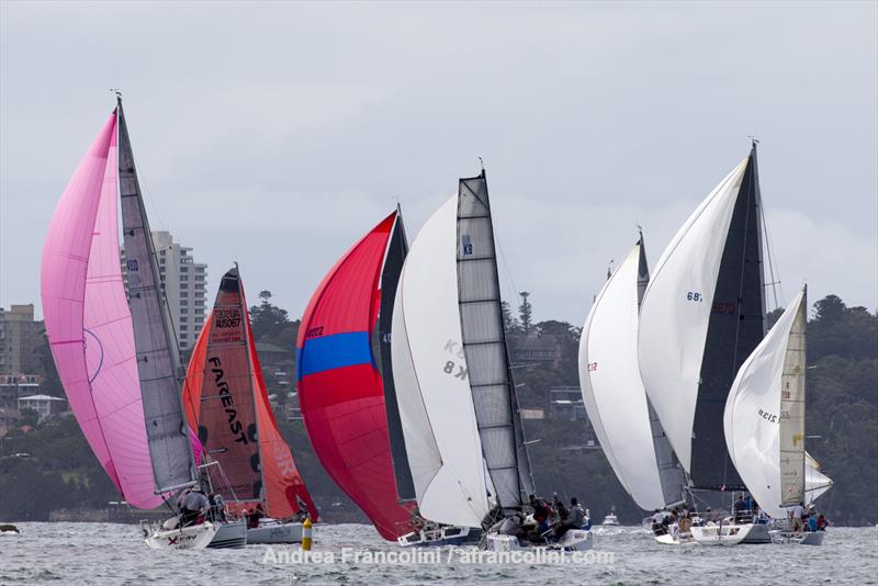 Lightish winds and no waves was the order the day on Sunday photo copyright Andrea Francolini taken at Middle Harbour Yacht Club and featuring the IRC class