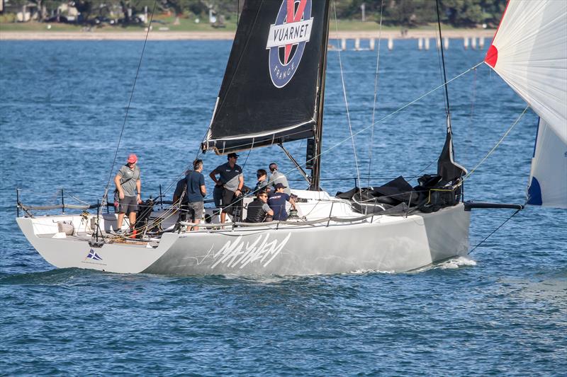 Mayhem led the fleet from start to finish - RNZYS Club Marine Insurance Winter Series - May 16, 2020 photo copyright Richard Gladwell / Sail-World.com taken at Royal New Zealand Yacht Squadron and featuring the IRC class