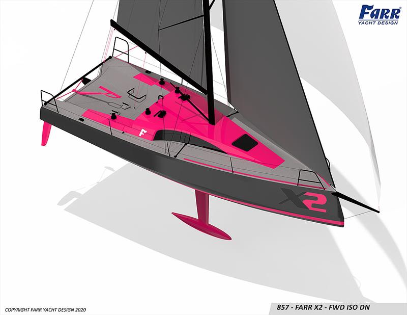 The X2 by Farr looks ever more the racer she was always going to be! Project number 857 by Farr Yacht Design BTW - photo © Farr Yacht Design