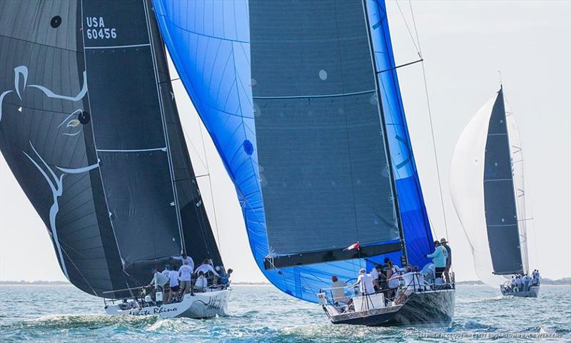 The fleet heads off on the 'Round-the-Island race in 2019 photo copyright Stephen R. Cloutier taken at Edgartown Yacht Club and featuring the IRC class