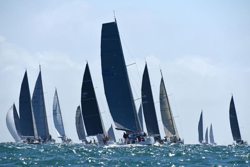 133 boats took part in the RORC Race the Wight organised by the Royal Ocean Racing Club photo copyright Rick Tomlinson taken at Royal Ocean Racing Club and featuring the IRC class