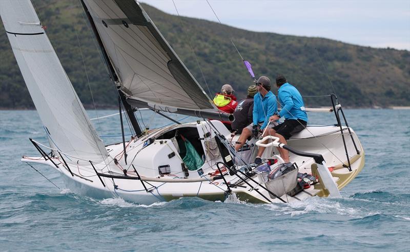 Top Gear in overdrive on Day 2 - Airlie Beach Race Week photo copyright Shirley Wodson taken at Whitsunday Sailing Club and featuring the IRC class