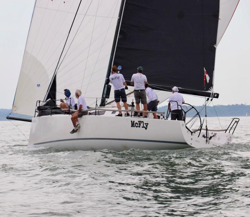 Tony Mack's J/111 McFly - Royal Southern YC Charity Cup Regatta, day 1 photo copyright Louay Habib taken at Royal Southern Yacht Club and featuring the IRC class