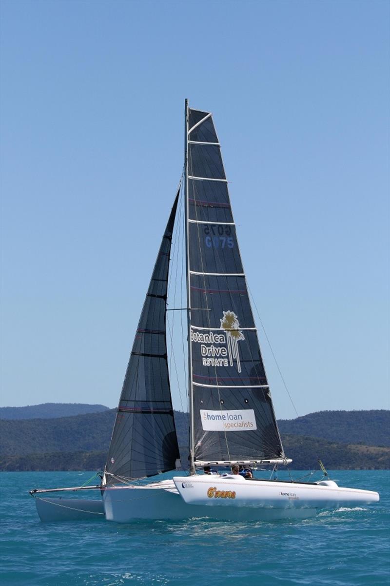 Feisty G'Nome is not intimidated by her larger rivals - 2020 Airlie Beach Race Week, day 4 photo copyright Shirley Wodson / ABRW taken at Whitsunday Sailing Club and featuring the IRC class
