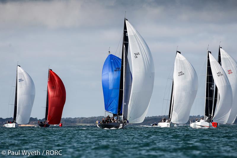 RORC IRC National Championships 2020 fleet photo copyright Paul Wyeth / pwpictures.com taken at Royal Ocean Racing Club and featuring the IRC class