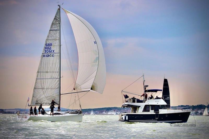 Howell and Newell's A35 Arcus in the Royal Southern YC's Land Union September Regatta 2020 photo copyright Louay Habib / RSrnYC taken at Royal Southern Yacht Club and featuring the IRC class