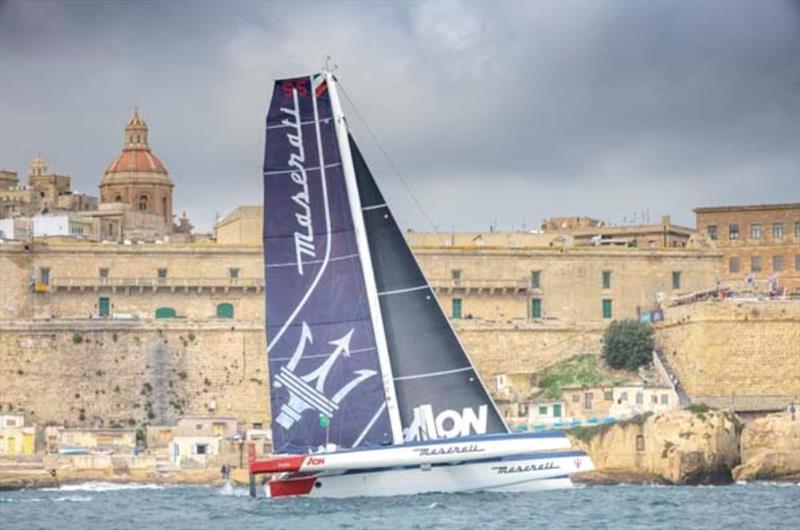 Maserati Multi 70 - Rolex Middle Sea Race 2019 photo copyright Rolex / Kurt Arrig taken at Royal Malta Yacht Club and featuring the IRC class