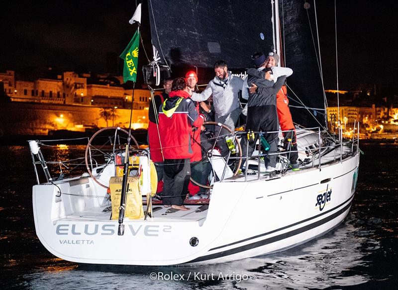 Rolex Middle Sea Race 2020 - Elusive Two photo copyright Kurt Arrigo taken at Royal Malta Yacht Club and featuring the IRC class
