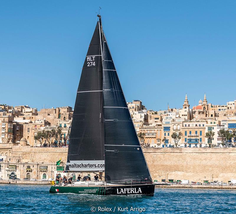 Rolex Middle Sea Race - Ton Ton Laferla, Sail No: MLT274, Model: Dufour 44R - photo © Kurt Arrigo