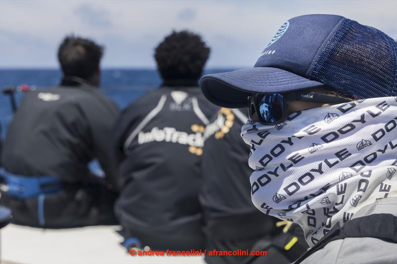 Offshore Training ahead of the 2020 Sydney to Hobart Race on board Christian Beck's InfoTrack photo copyright Andrea Francolini taken at Cruising Yacht Club of Australia and featuring the IRC class