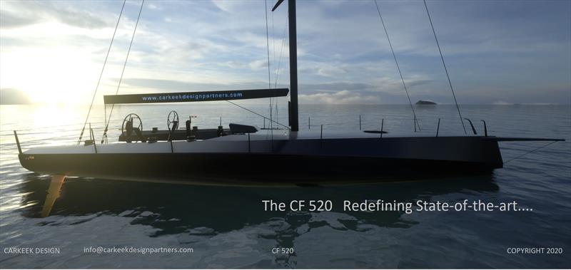 The new CF 520 - first one finished April 2021 photo copyright Carkeek Design taken at  and featuring the IRC class