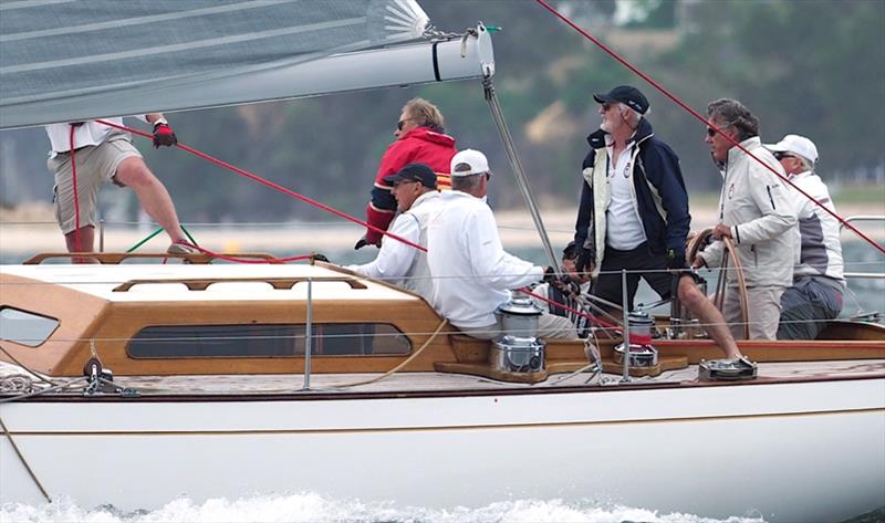 The crew racing Salacia II - photo © Lindsay Preece / Ironbark Photos