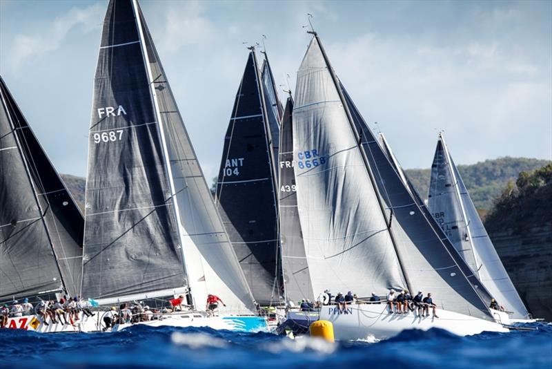 Starting Sequence of the English Harbour Rum Race Day in 2018 photo copyright Paul Wyeth / www.pwpictures.com taken at Antigua Yacht Club and featuring the IRC class