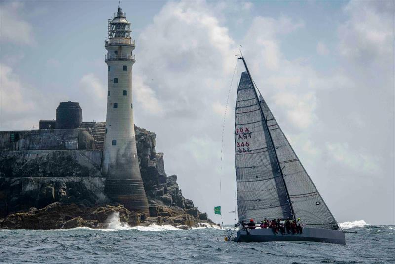 Winning the Fastnet Challenge Cup for overall victory in the 2017 Rolex Fastnet Race and class runner-up in 2019 - Didier Gaudoux's JND 39 Lann Ael 2 photo copyright Kurt Arrigo / Rolex taken at Royal Ocean Racing Club and featuring the IRC class