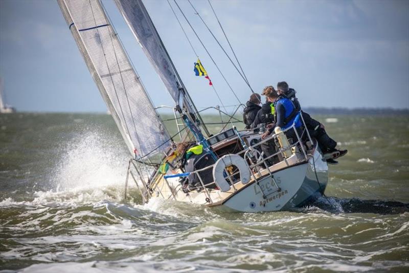 Many boats will compete with family members as part of the crew and these include Christophe Declercq's Contessa 32 Lecas - the lowest rated boat in the Rolex Fastnet Race photo copyright www.Sportography.tv taken at Royal Ocean Racing Club and featuring the IRC class