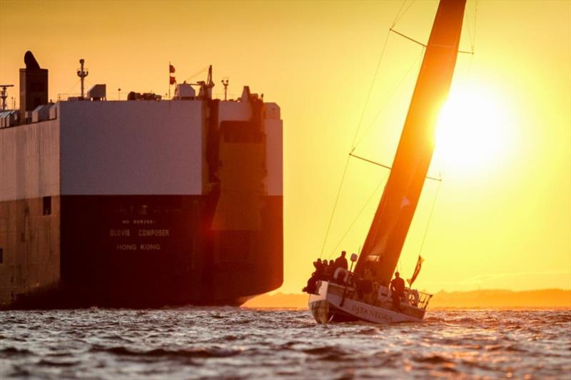 Overall winner of the 2018 Sevenstar Round Britain and Ireland Race - Pata Negra approaches the finish line in Cowes after racing nearly 2,000 nm in one of the toughest races in the RORC race programme - photo © Paul Wyeth / pwpictures.com