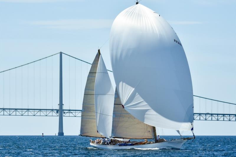 The 104-foot ketch Whitehawk, owned by Peter Thornton (Burr Ridge, Ill.), will return for Chicago Yacht Club's 2021 Race to Mackinac - photo © Ellinor Walters