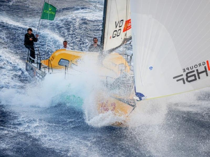 The HBF Reforest' Action crew concentrate on commencing the challenging long leg from the Giraglia rock to the race finish off Genoa photo copyright Carlo Borlenghi taken at Yacht Club Sanremo and featuring the IRC class