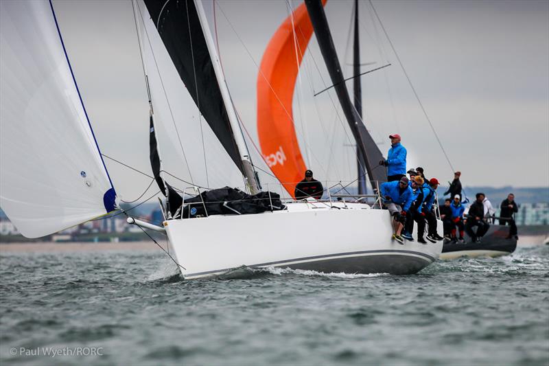 Stuart Sawyer's J/122 Black Dog - 2021 RORC IRC National Championship photo copyright Paul Wyeth / RORC taken at Royal Ocean Racing Club and featuring the IRC class