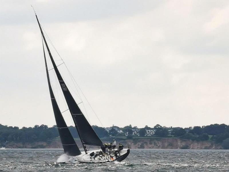 Hamburger Verein Seefahrt's carbon fibre grand prix racer, the Carkeek 47 Störtebeker will be skippered. by 25-year-old architecture student Katrina Westphal(top left) - photo © Leassig / HVS