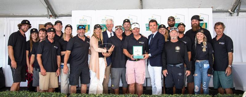 The 2019 Rolex-winning crew of Santa Cruz 52 Elyxir in the ORR-A Division photo copyright Sharon Green / Rolex taken at St. Francis Yacht Club and featuring the IRC class