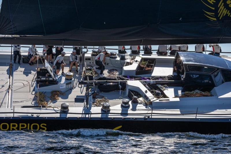 All the sail controls on board Skorpios are push-button photo copyright Eva-Stina Kjellman taken at Royal Ocean Racing Club and featuring the IRC class