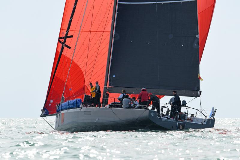 Eric de Turkheim's French NMYD54 Teasing Machine - RORC Cowes Dinard St Malo Race photo copyright Rick Tomlinson / RORC taken at Royal Ocean Racing Club and featuring the IRC class