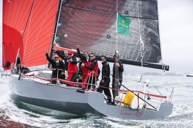 Overall winner in the 2017 Rolex Fastnet Race - Didier Gaudoux's JND39 Lann Ael 2 photo copyright Paul Wyeth / pwpictures.com taken at Royal Ocean Racing Club and featuring the IRC class