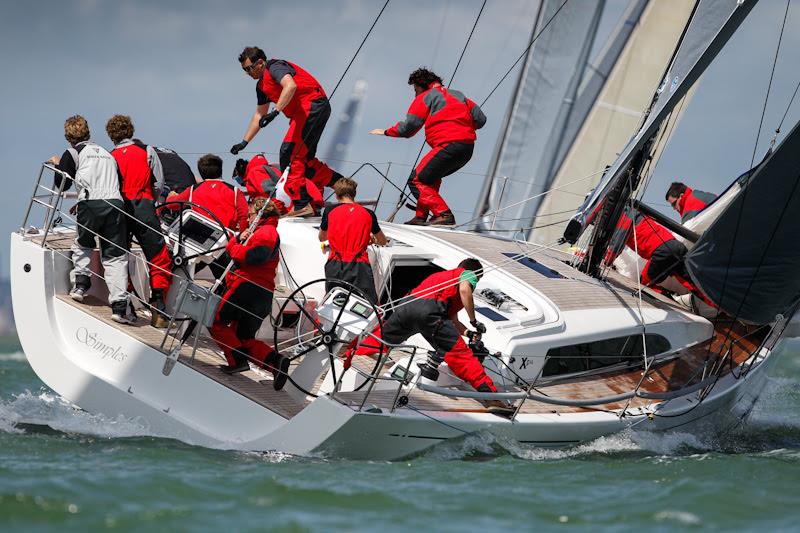 A strong youth focus on Demian Smith's XP44 Simples - competing with family and friends as crew photo copyright Paul Wyeth / pwpictures.com taken at Royal Ocean Racing Club and featuring the IRC class