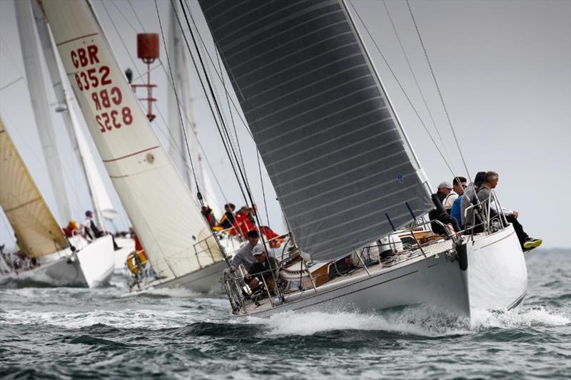 Richard Powell's Nicholson 55 Eager - one of several ‘modern classic' yachts from the 1960s and 1970s competing in the Rolex Fastnet Race - photo © Paul Wyeth / Round the Island Race